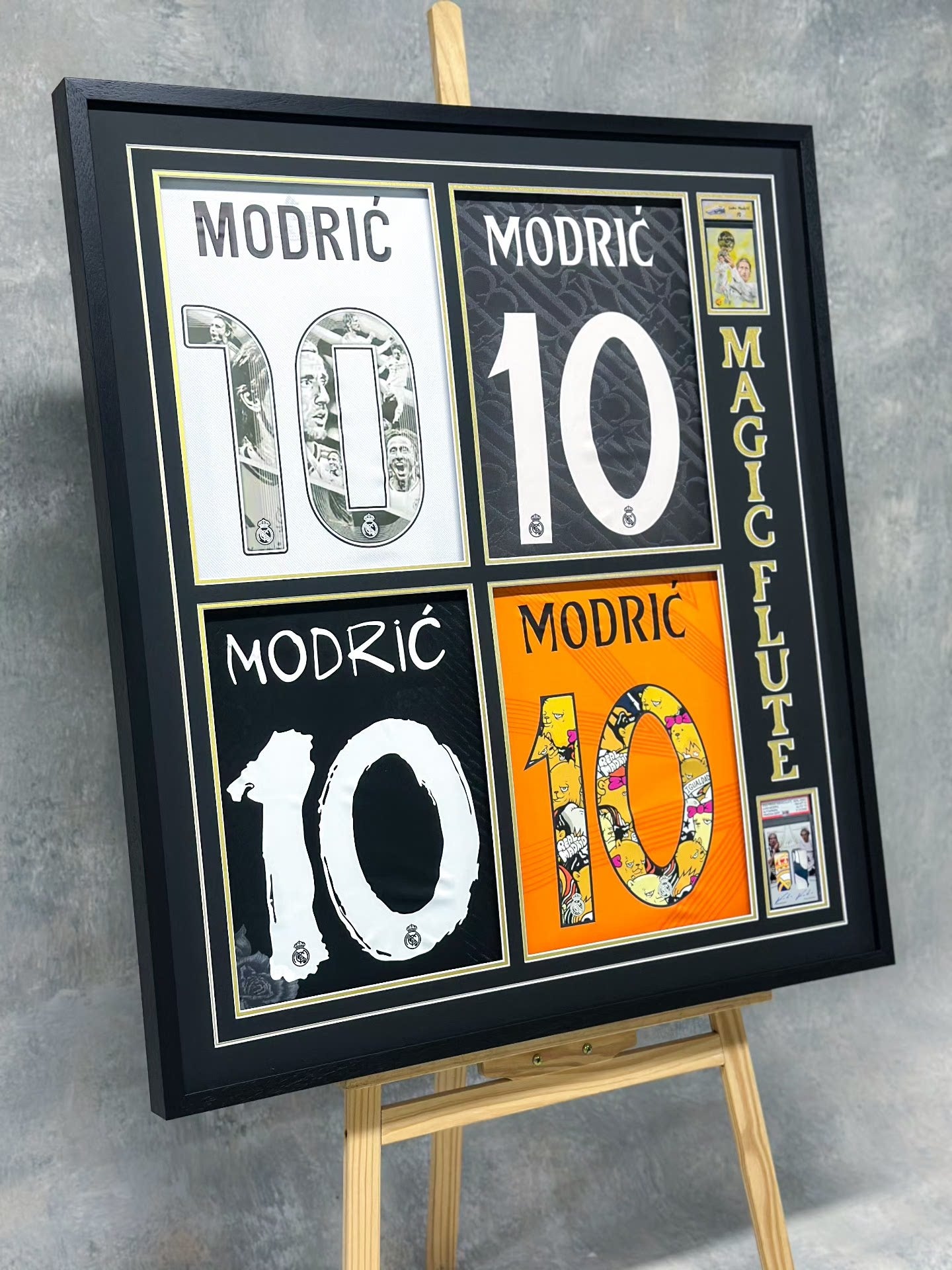 Luka Modrić Real Madrid CF Autographed Jersey Framed