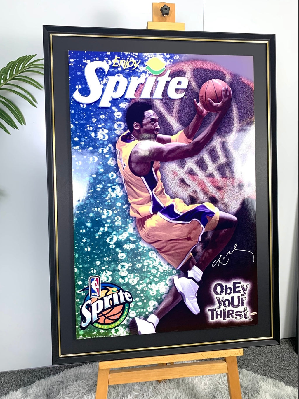 Kobe Bryant Custom Framed Poster