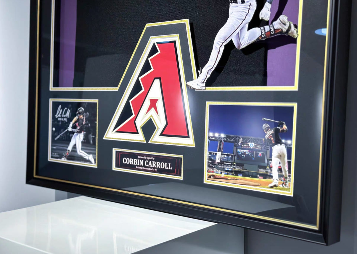 Carroll Arizona Diamondbacks Jersey – Autographed Custom Framing