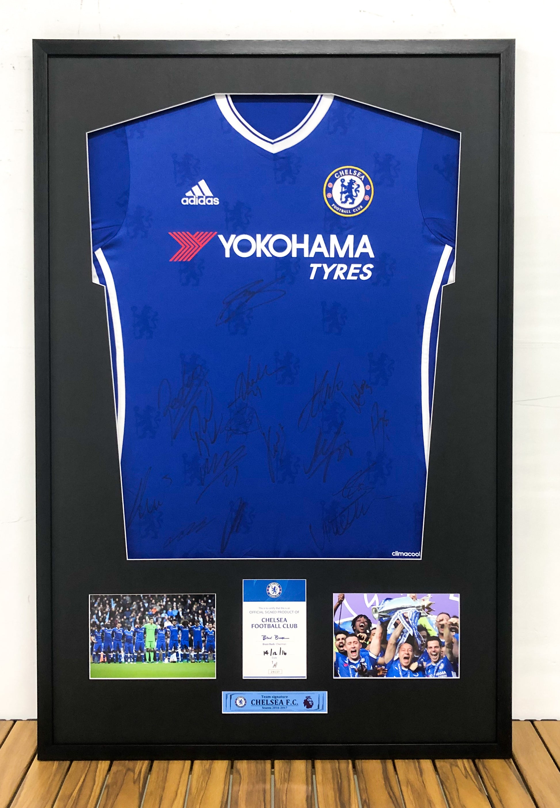 John Terry Chelsea Autographed Jersey Custom Framing