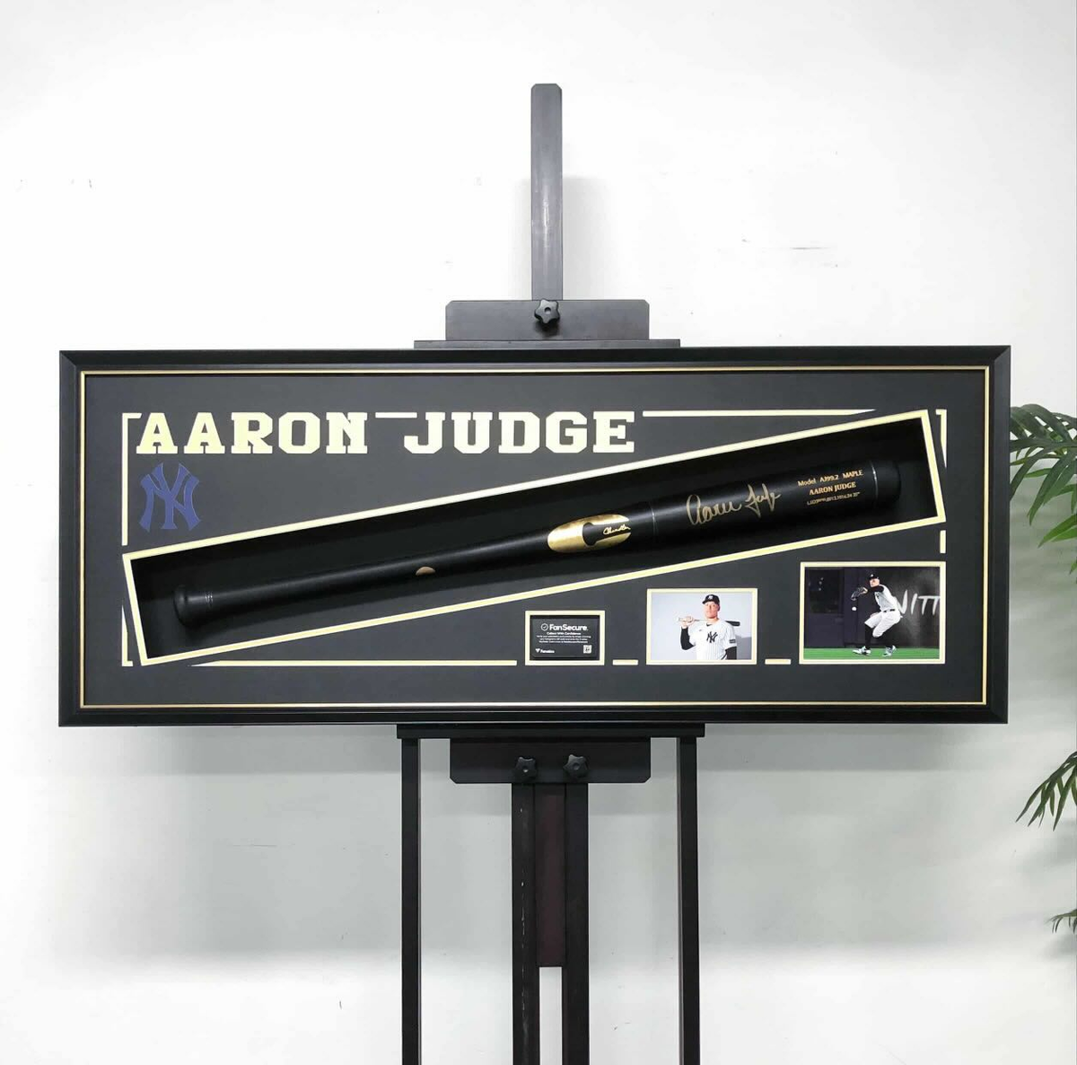 Aaron Judge New York Yankees Baseball Bat Framing