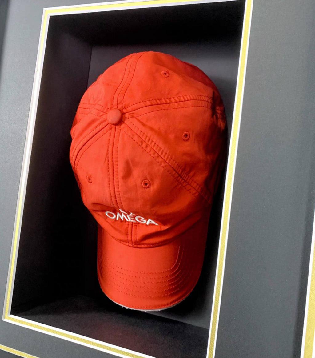 Autographed Gloves & Hat | Personalized Framed Keepsake