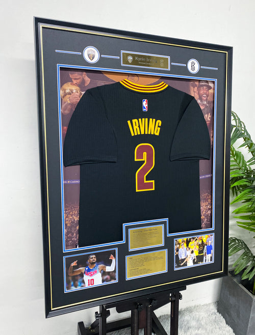 Kyrie Irving Cleveland Cavaliers Vintage Jersey Framing