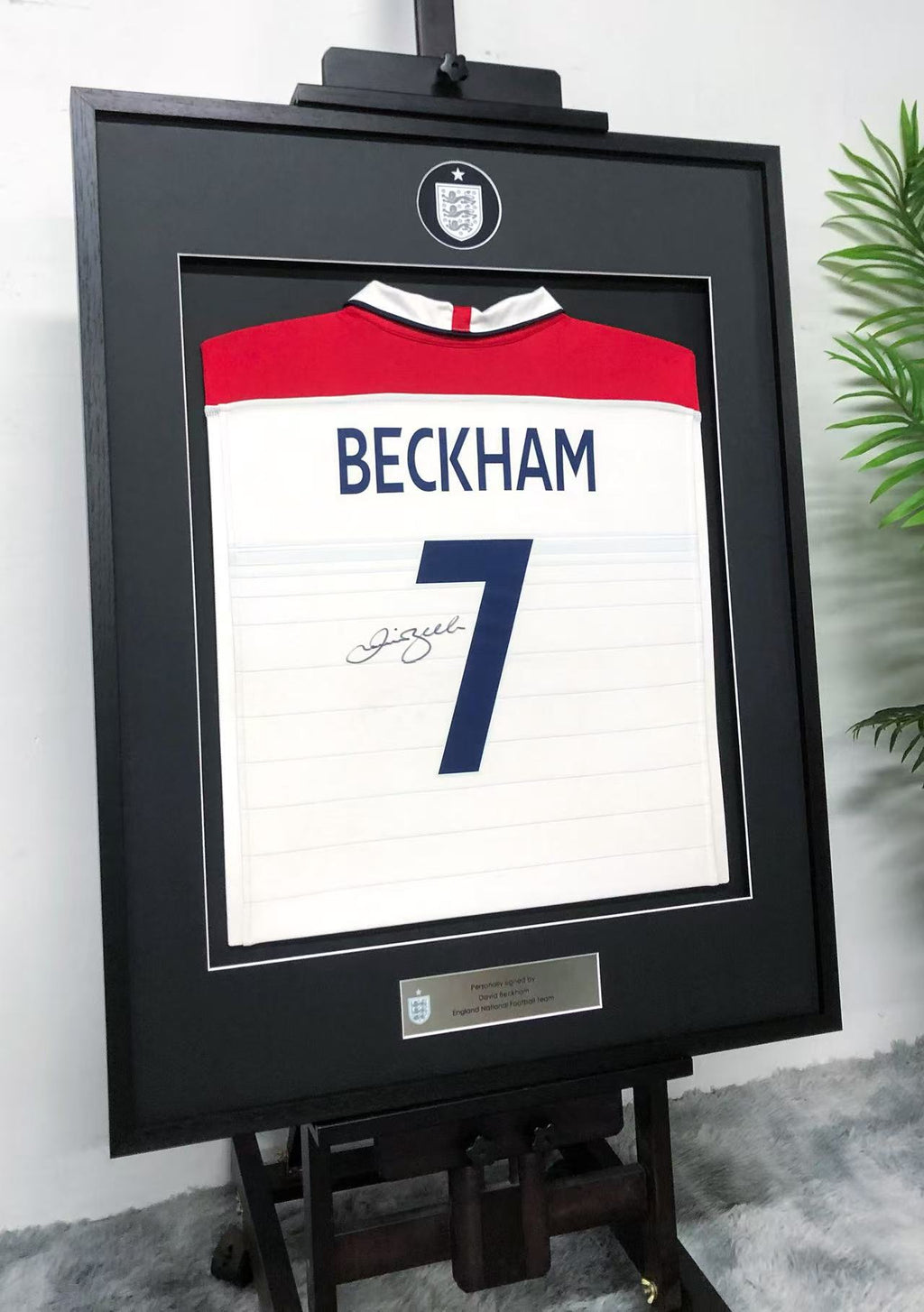 David Beckham England National Team Jersey Framing