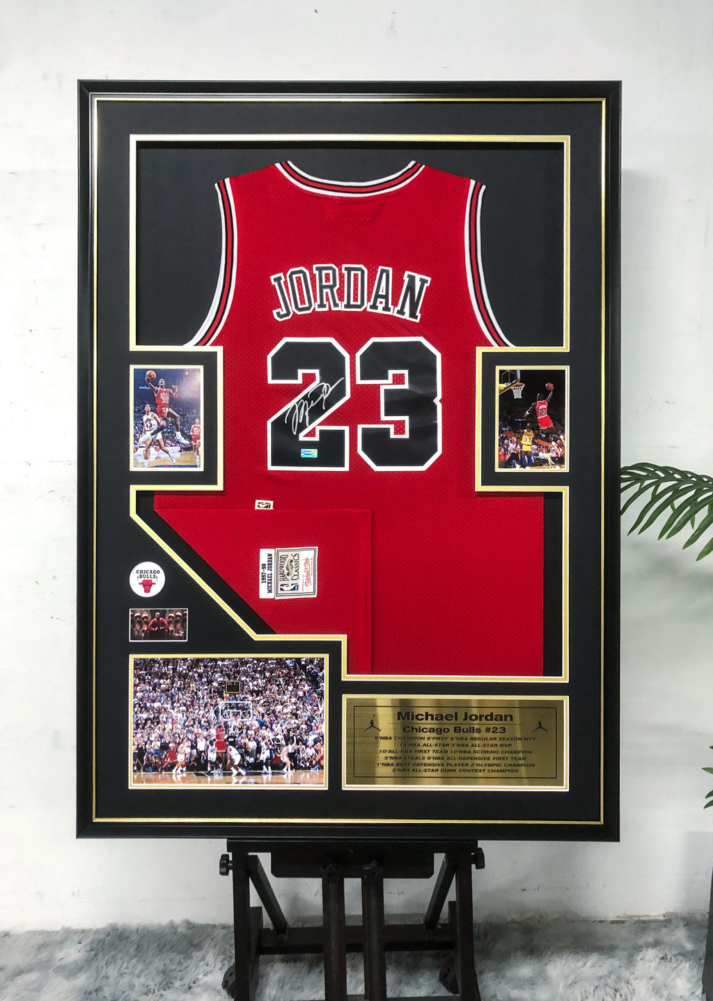 Michael Jordan Chicago Bulls Jersey Custom Framing