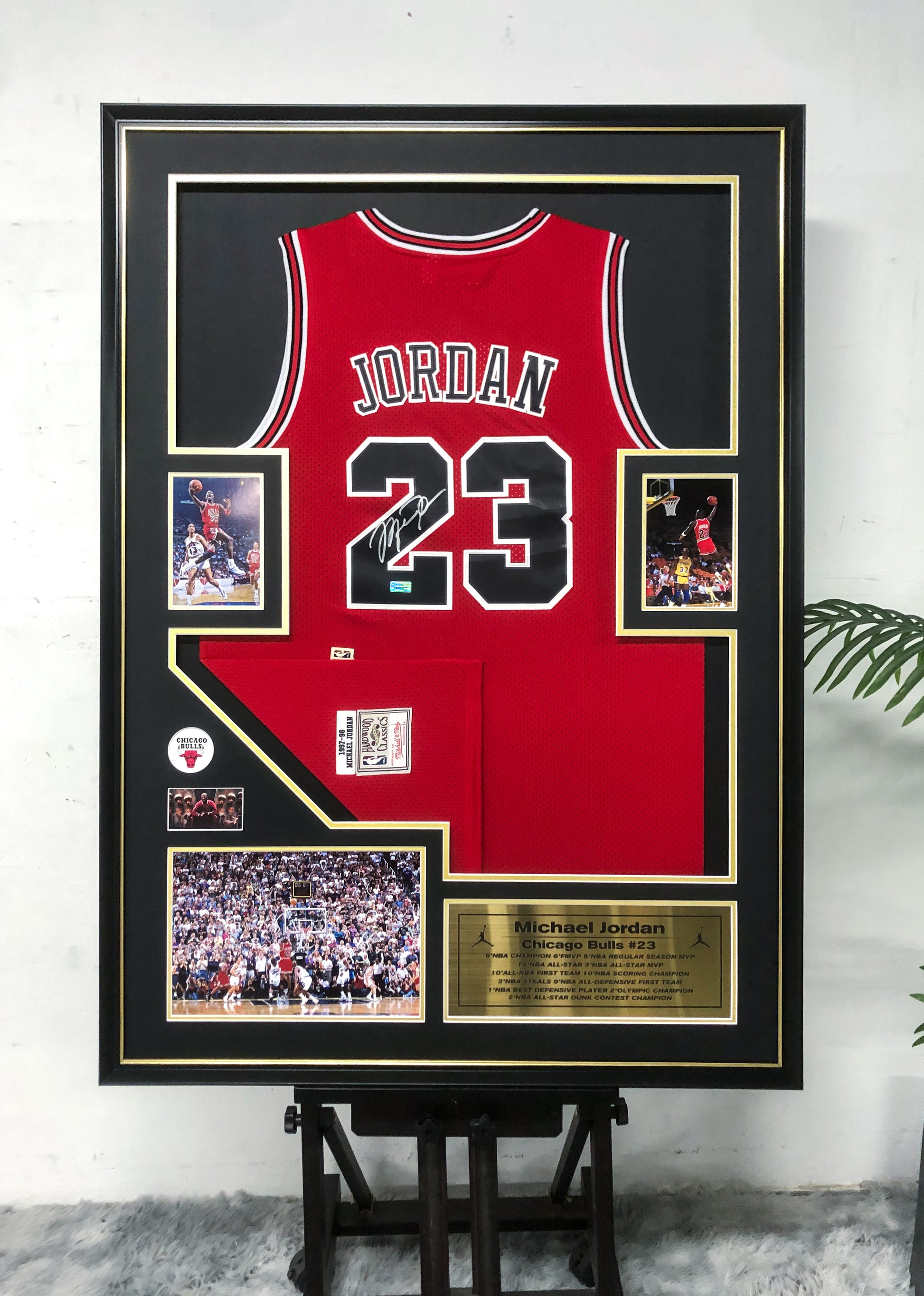 Michael Jordan Chicago Bulls Jersey Custom Framing