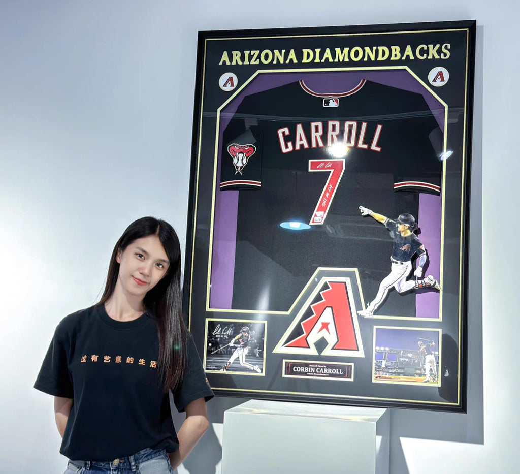 Carroll Arizona Diamondbacks Jersey – Autographed Custom Framing