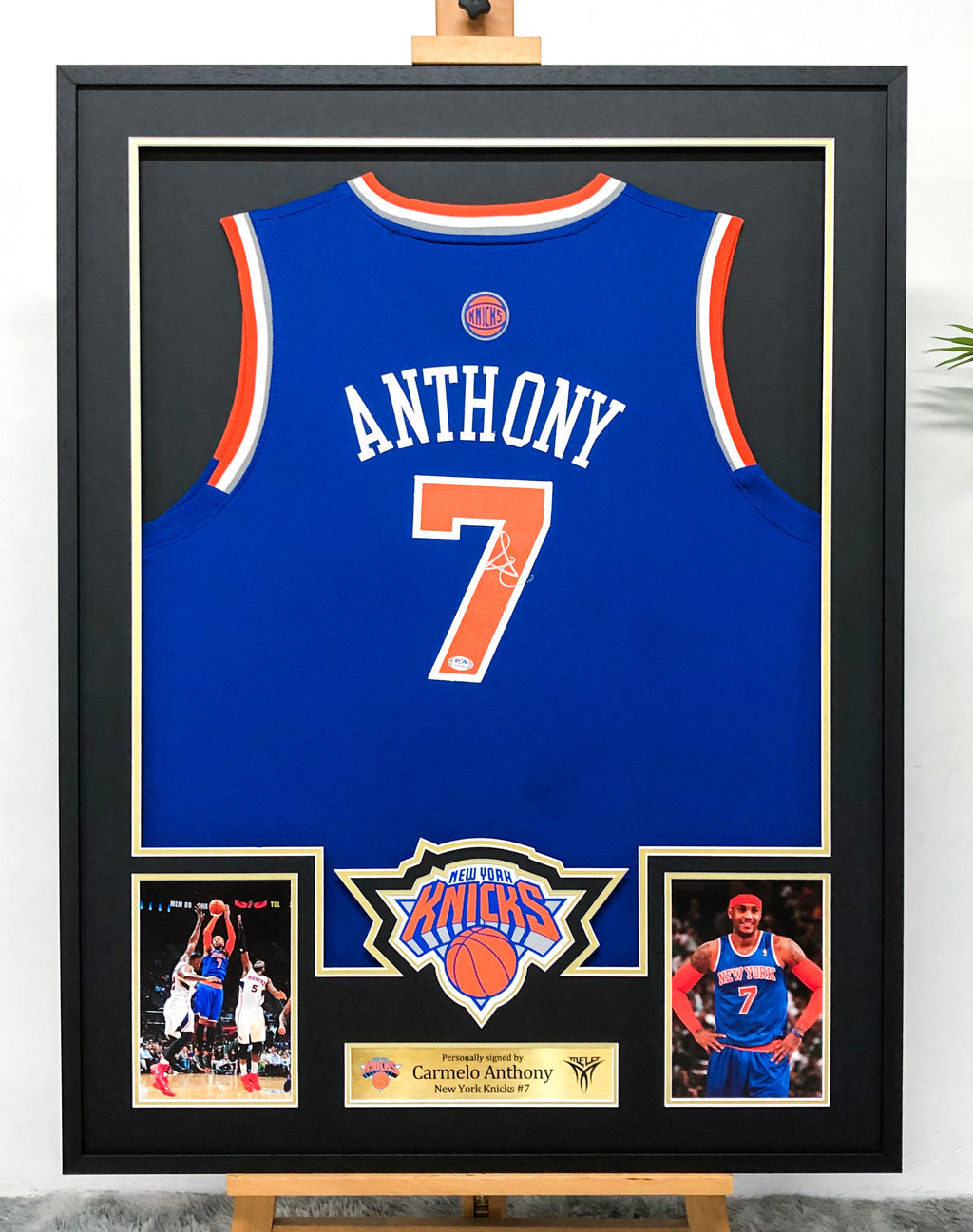 Carmelo Anthony - New York Knicks Autographed Jersey