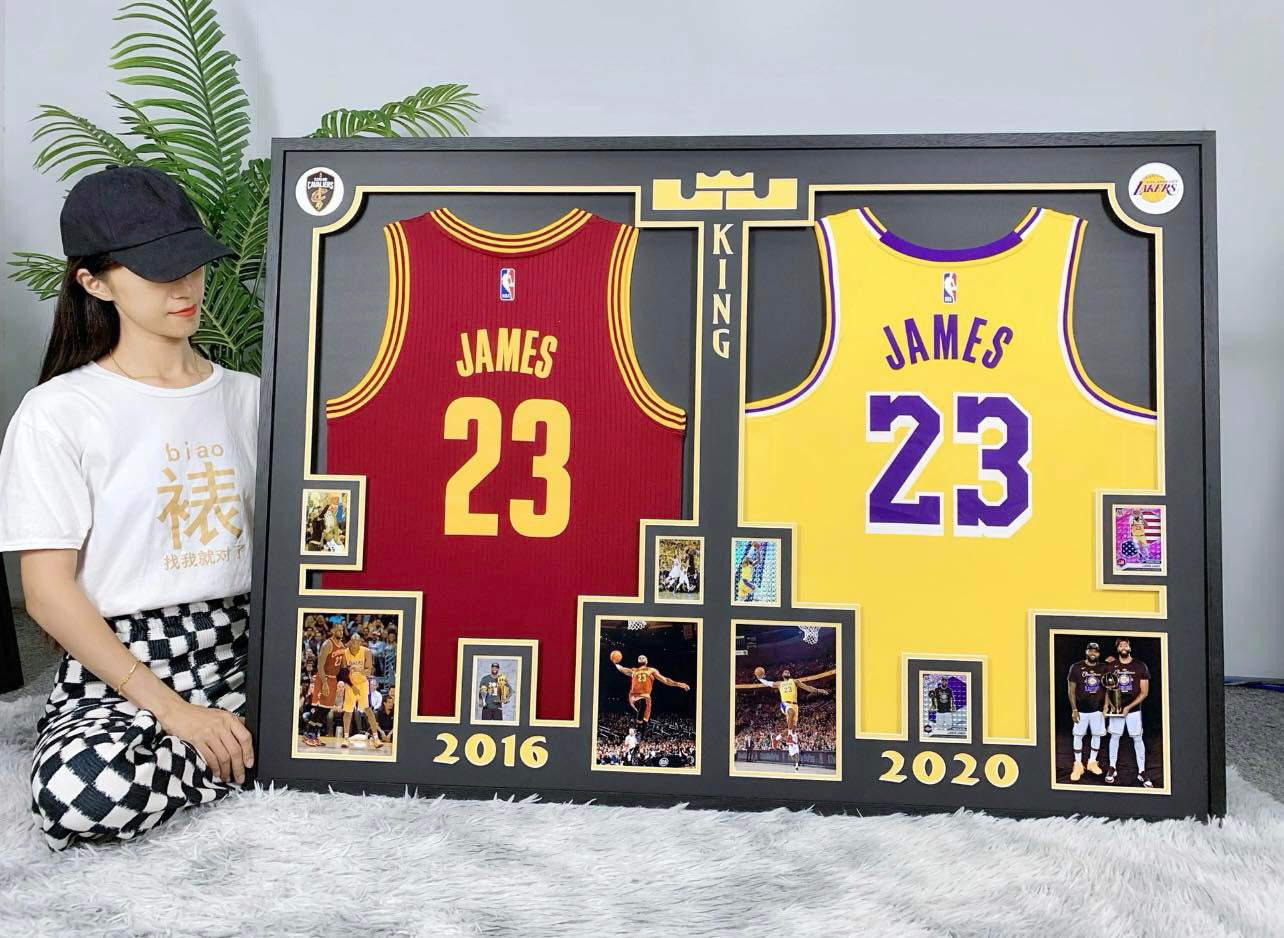 LeBron James Autographed Jersey Framing | Custom Memorabilia Display Case Study