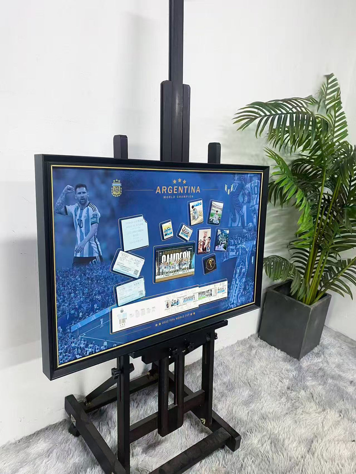 Argentina 2022 FIFA World Cup Champion Memories Collage Display Frame
