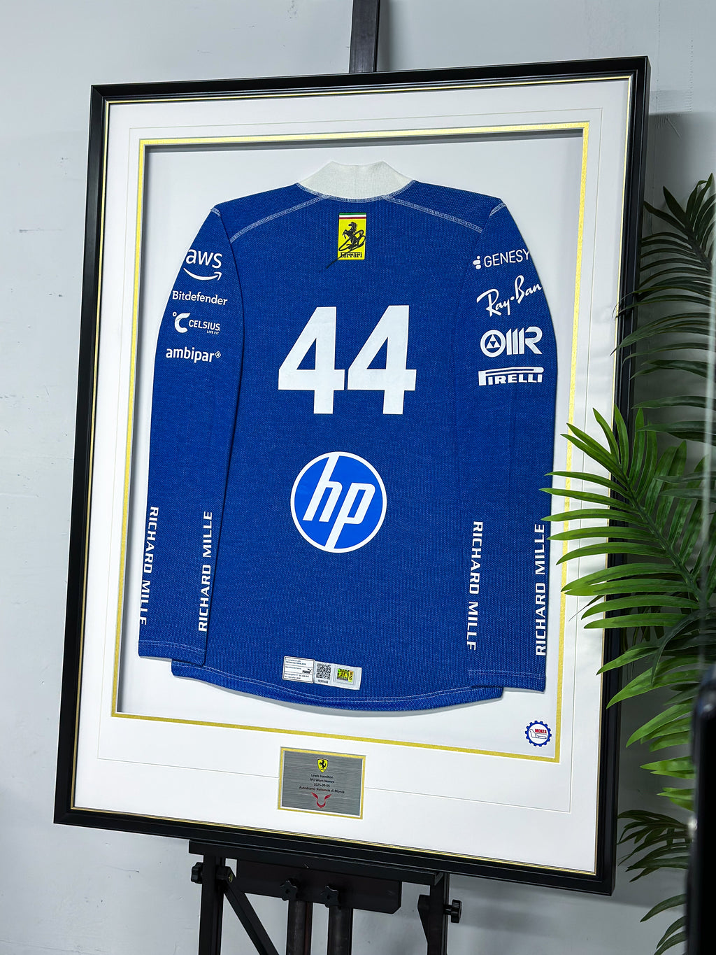 Custom long-sleeve framing