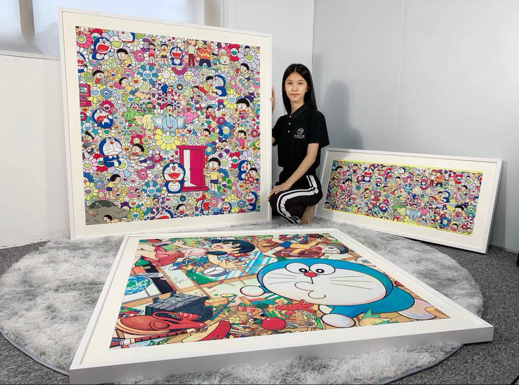 Doraemon Collectible Item Custom Framed