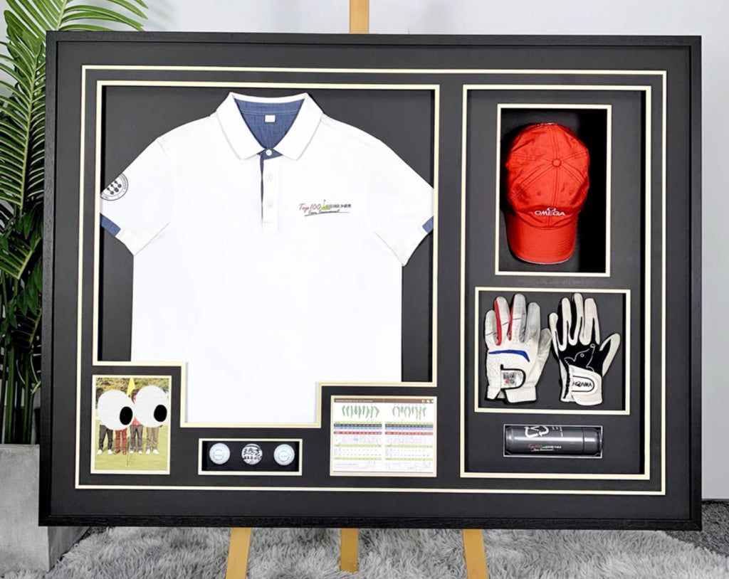 Autographed Gloves & Hat | Personalized Framed Keepsake