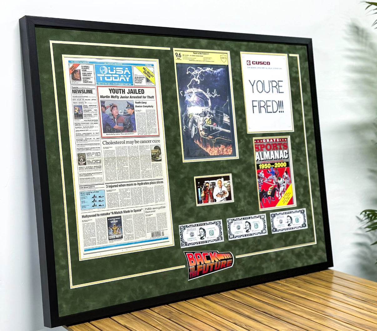Custom framing for the item