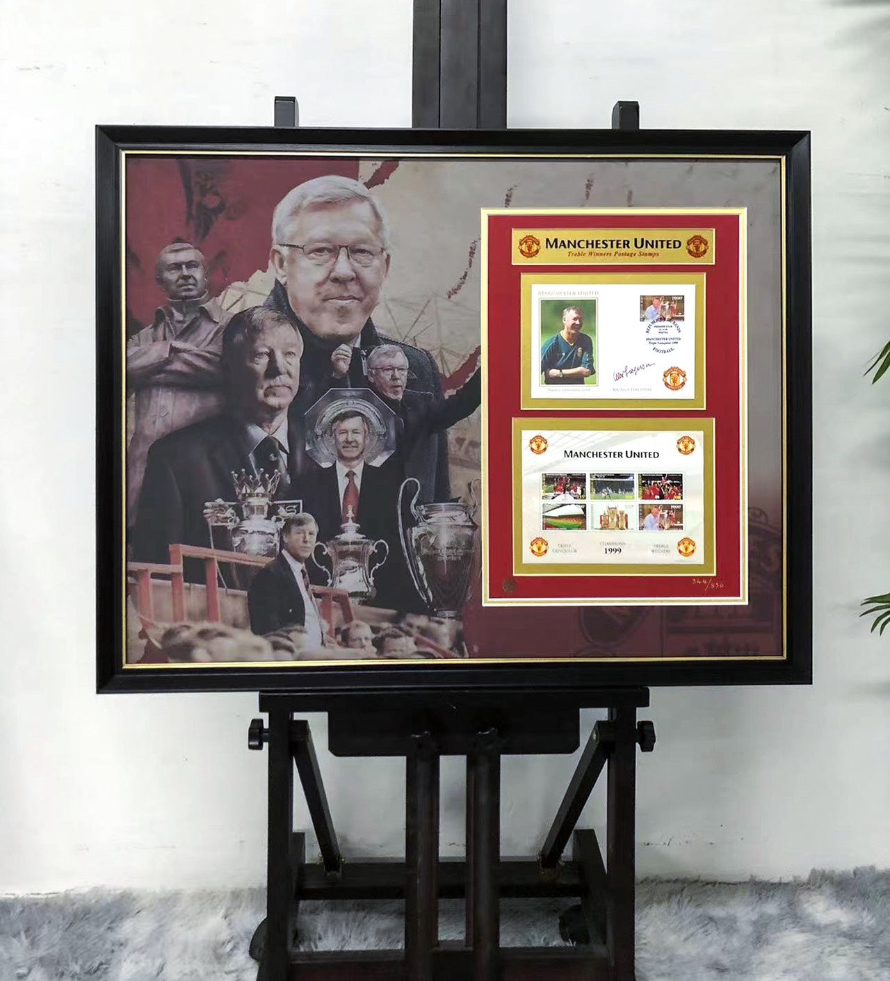 Manchester United  Ferguson Certificate Custom Framing