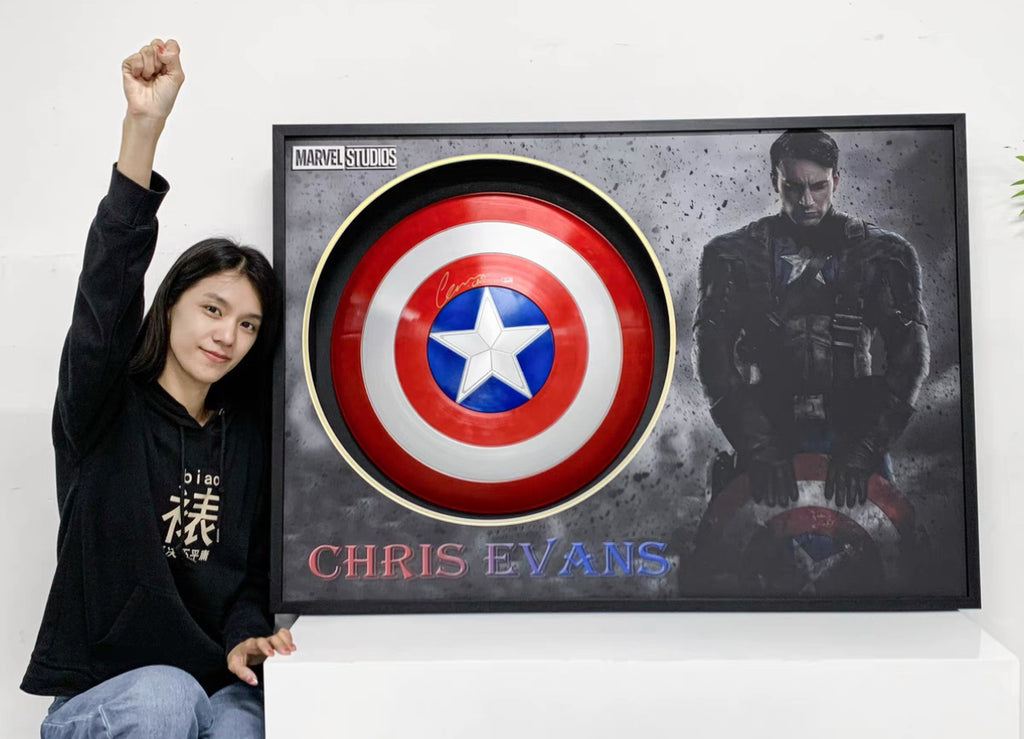 Captain America Shield – Sentimental Item Custom Framing