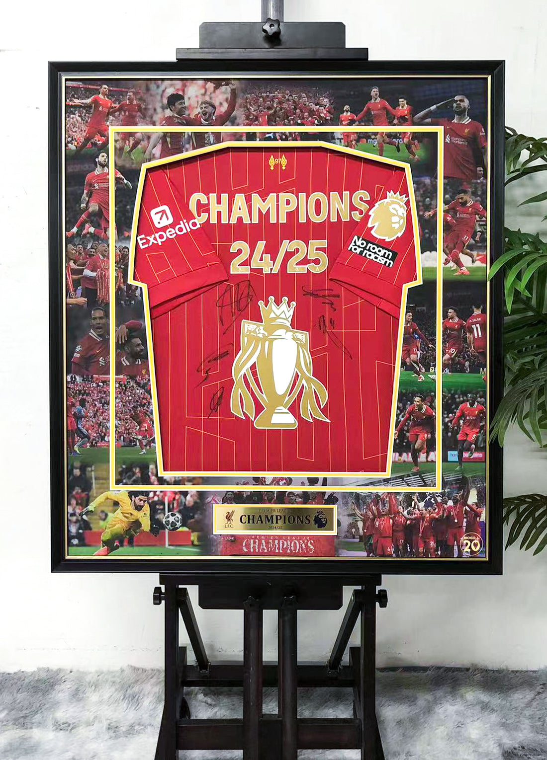 Liverpool FC, Autographed Jersey Framed