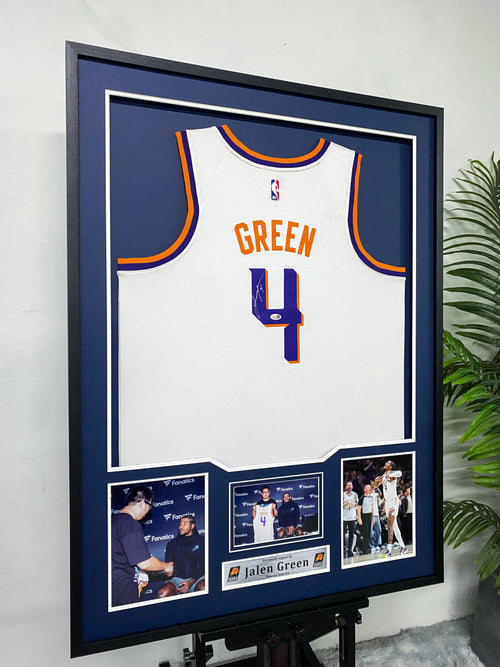 Jalen Green Phoenix Suns 4 Jersey Framing