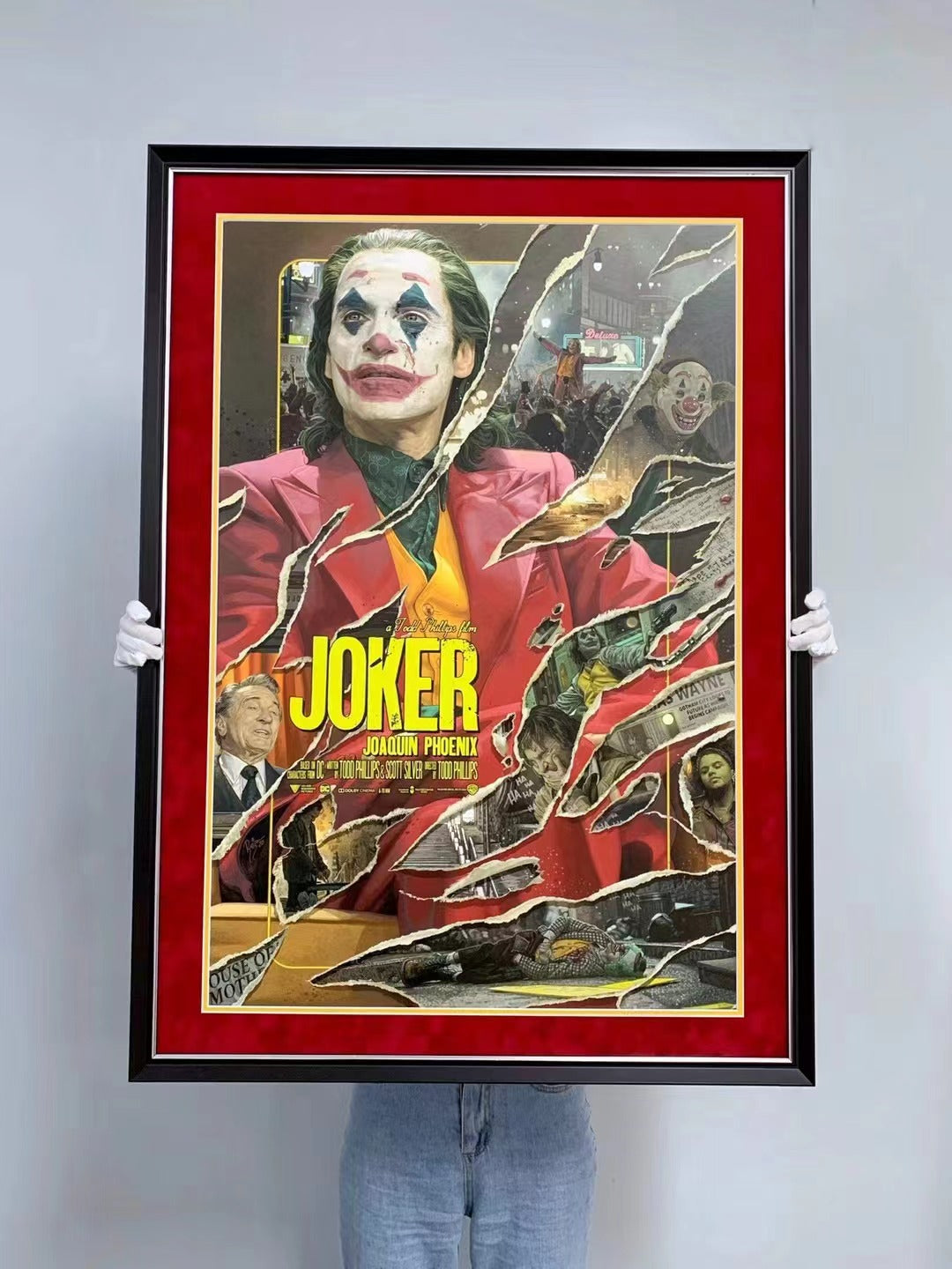 DC Joker Poster Signed Framing