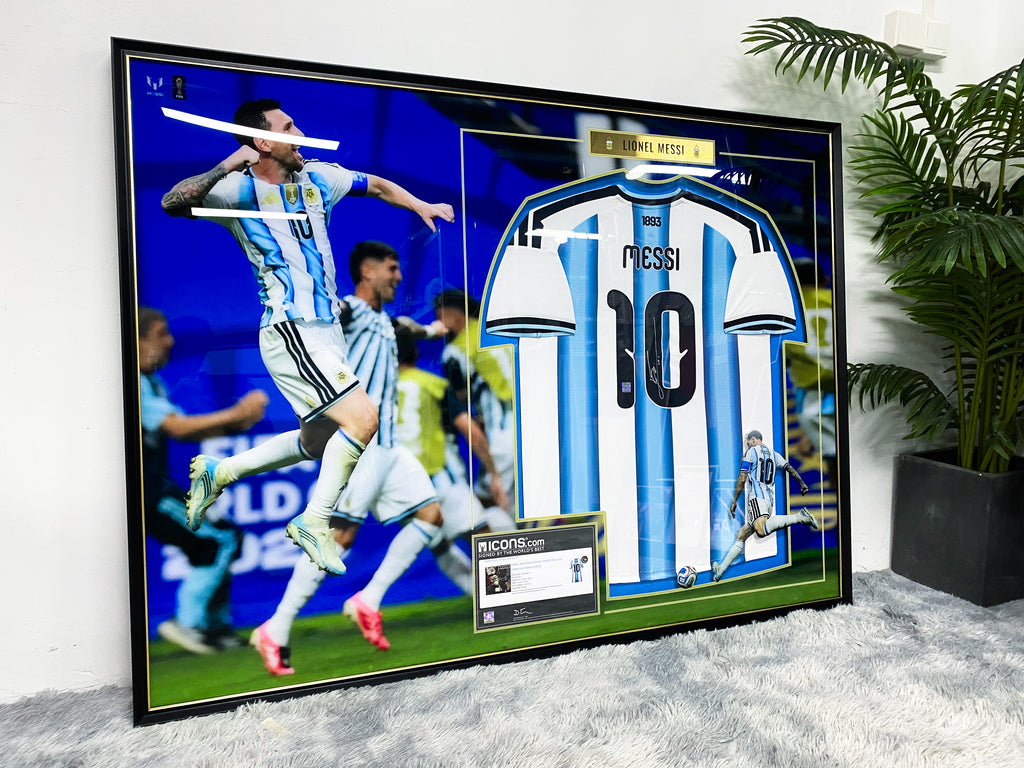 Lionel Messi Argentina National Team No.10 Jersey Collectible Display
