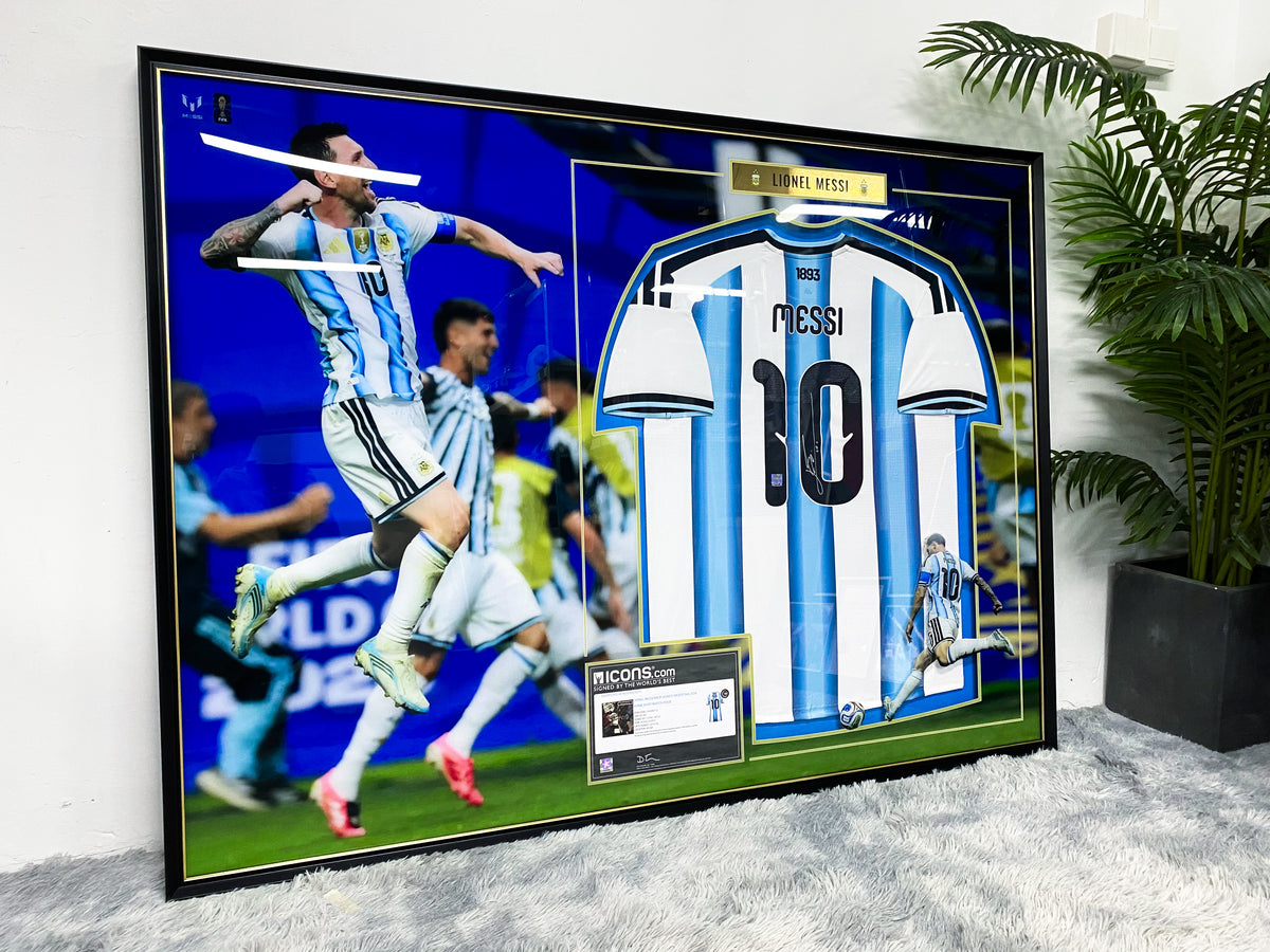 Lionel Messi Argentina National Team No.10 Jersey Collectible Display