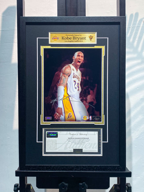Kobe Bryant Los Angeles Lakers Signed Photo Framing