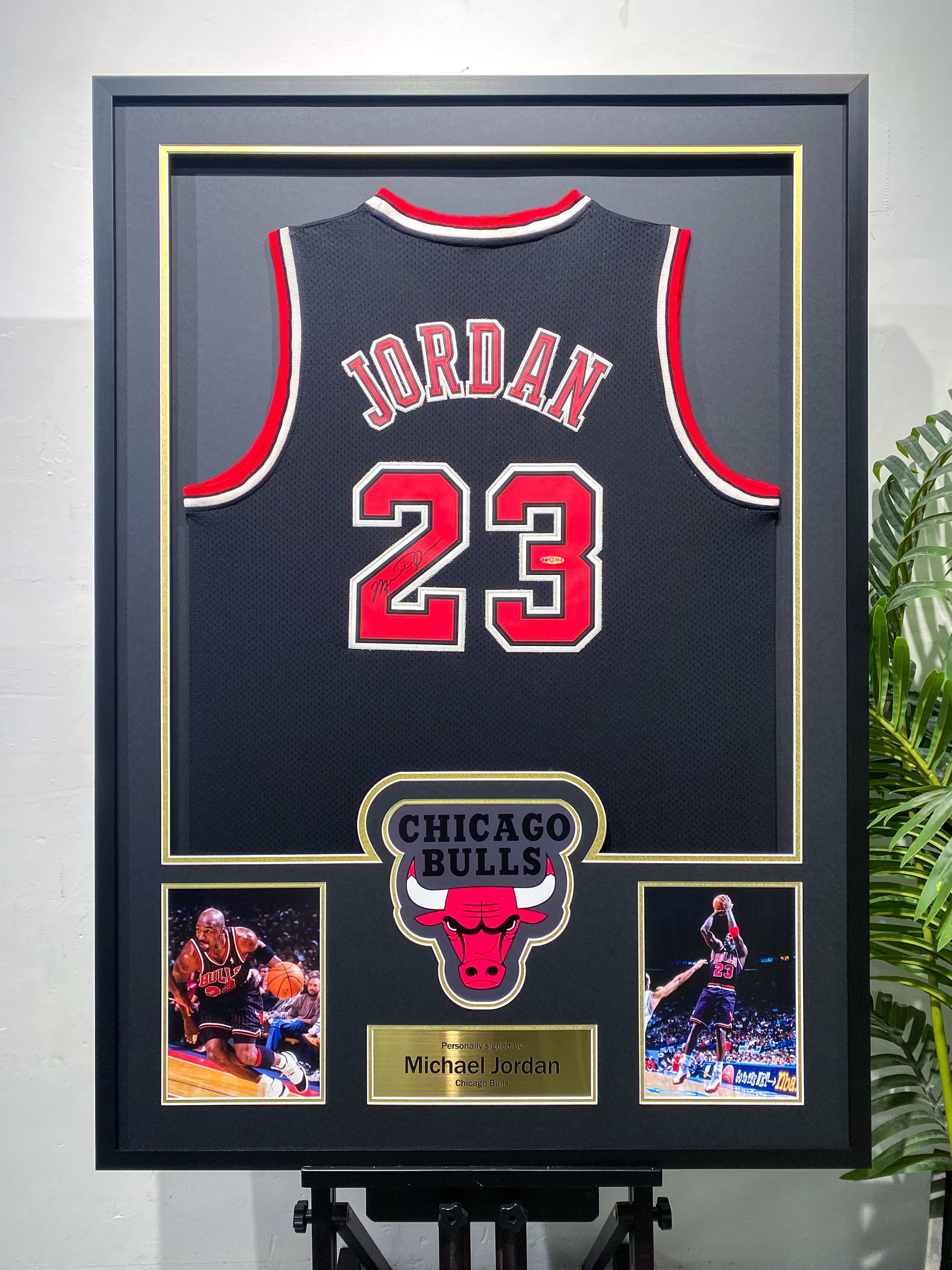 Michael Jordan Chicago Bulls Jersey Framing | Bespoke Autograph Memorabilia Display