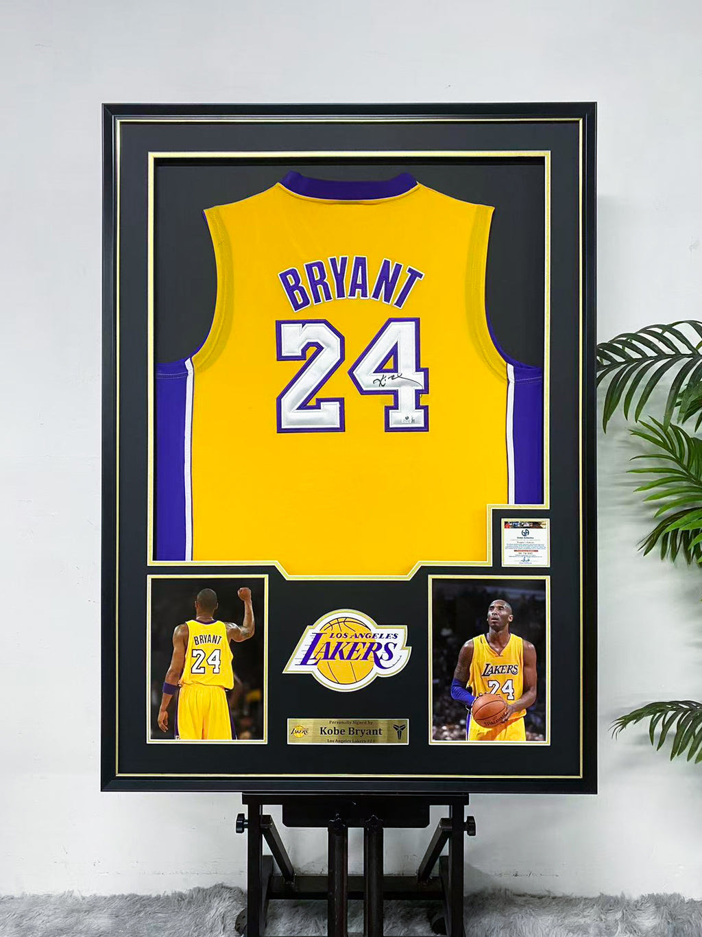 Kobe Bryant Los Angeles Lakers #24 Jersey Framing