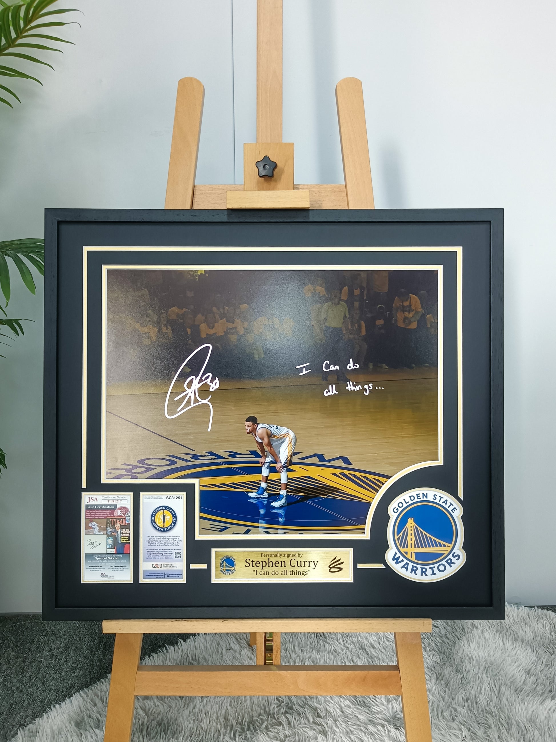 Stephen Curry Custom Framed Poster