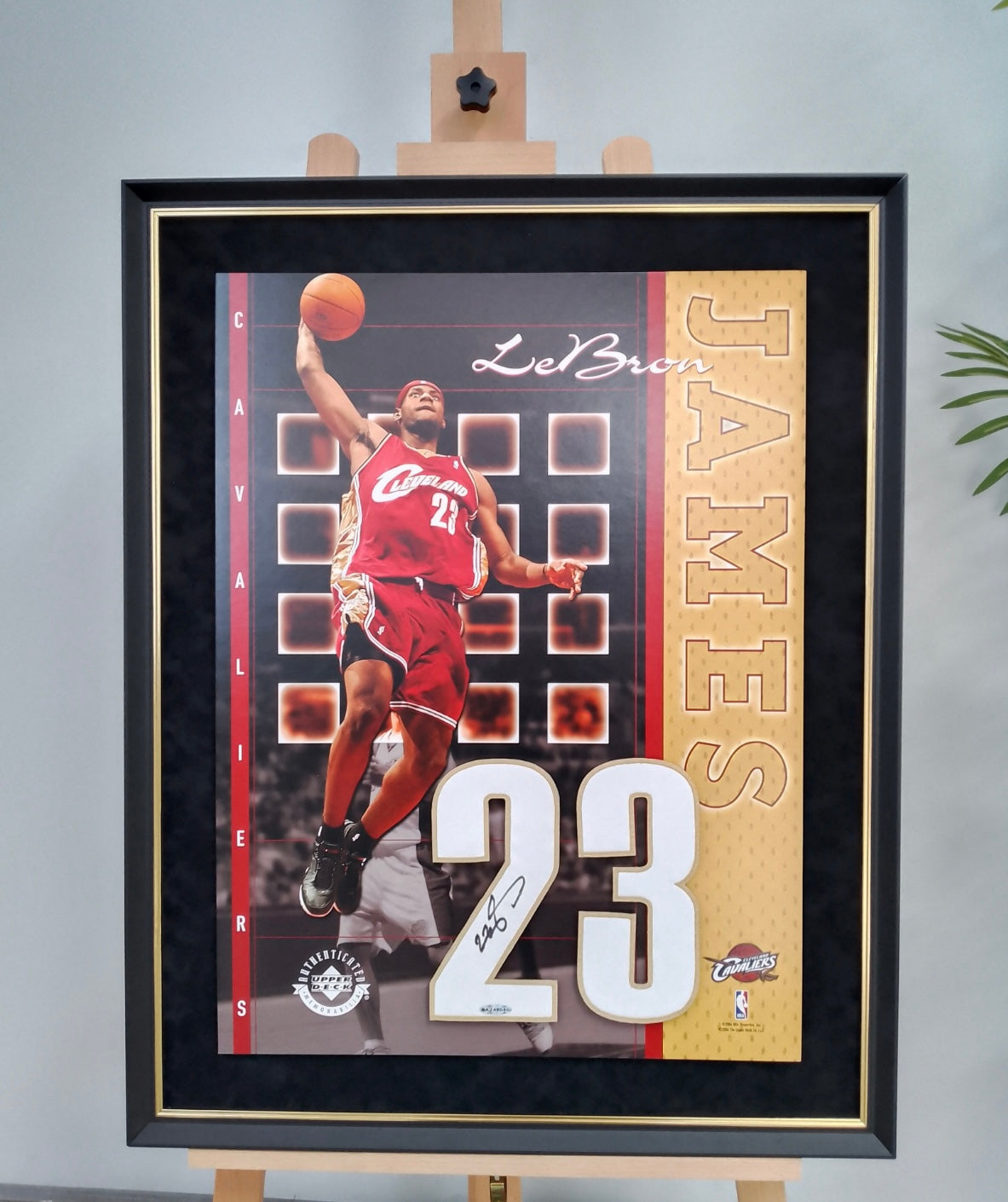 LeBron James Custom Framed Poster