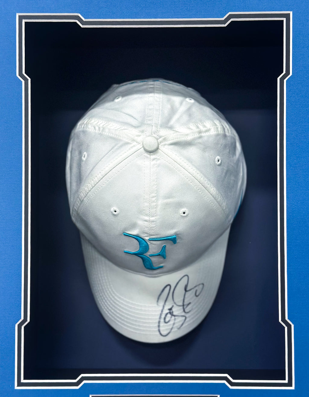 Roger Federer & Novak Djokovic Framed Hat