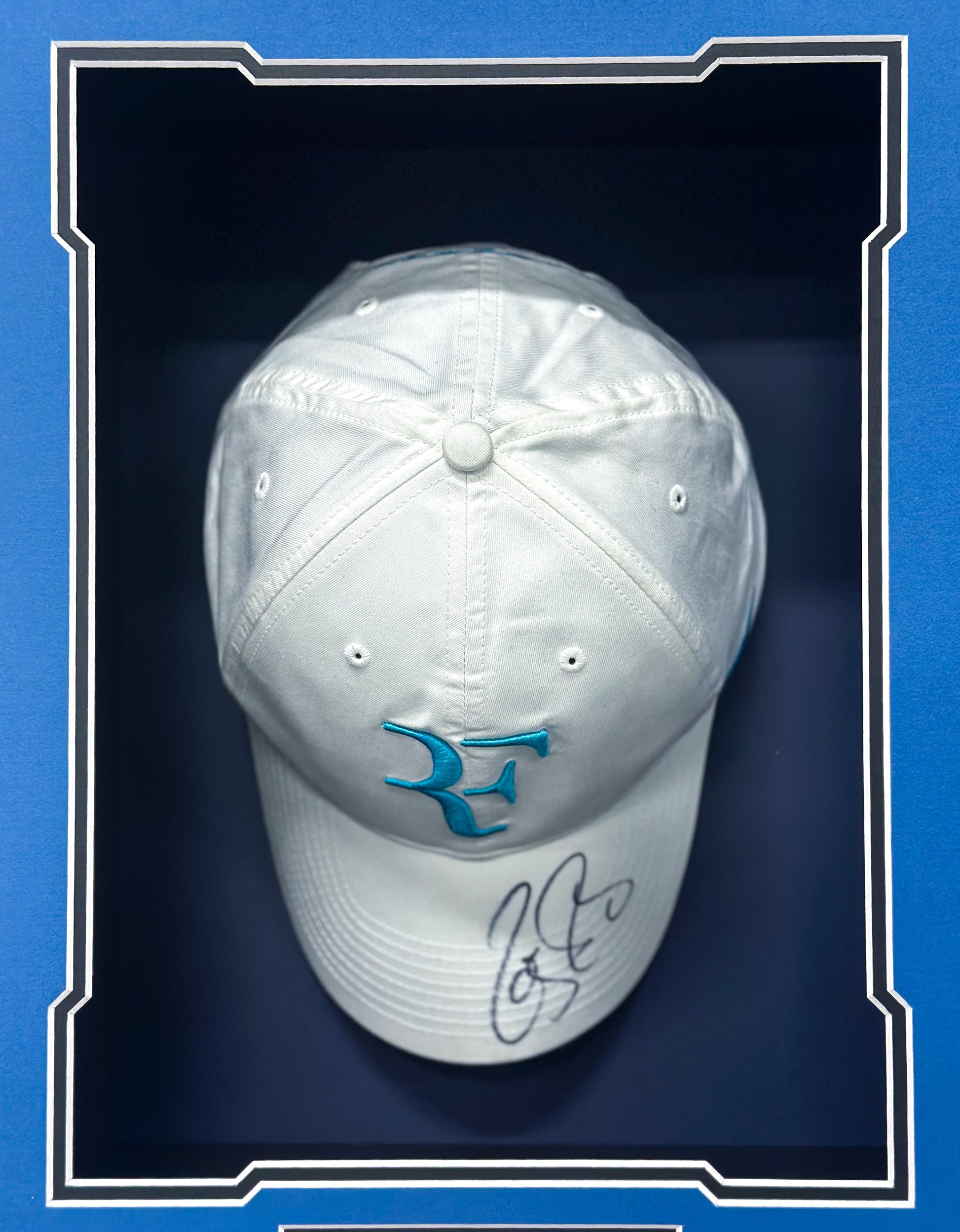 Roger Federer & Novak Djokovic Framed Hat