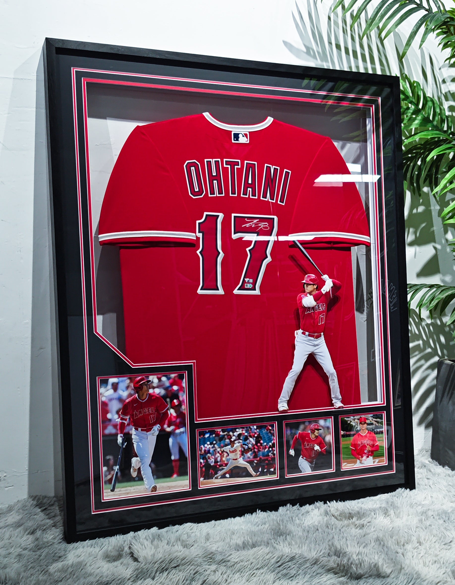 Shohei Ohtani Los Angeles Angels Framed Jersey