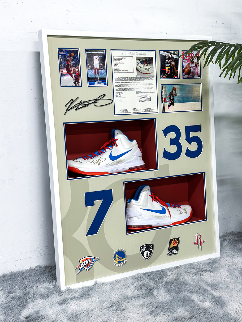 Kevin Durant Sneakers Custom Framing