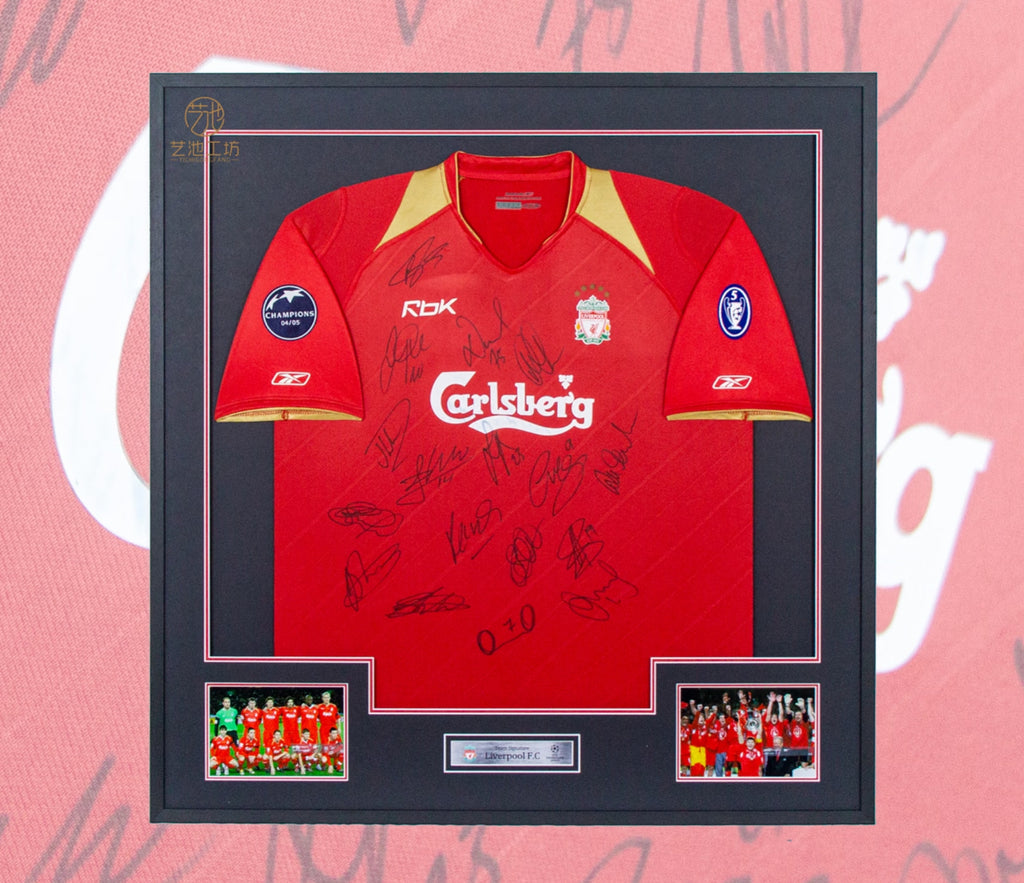 Liverpool FC Jersey – Autographed Custom Framing