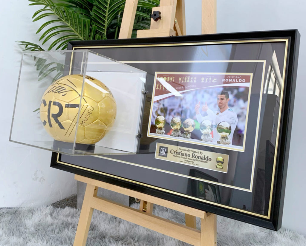 Cristiano Ronaldo Autographed Memorabilia | Personalized Framed Keepsake