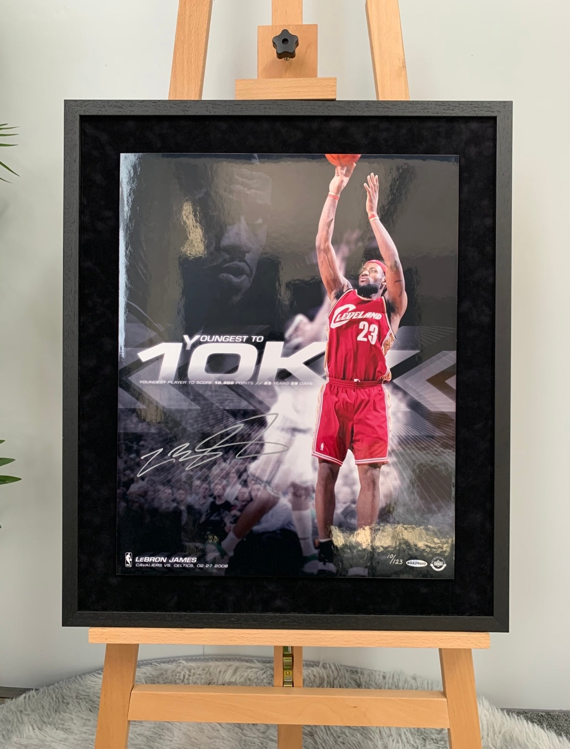 LeBron James Custom Framed Poster