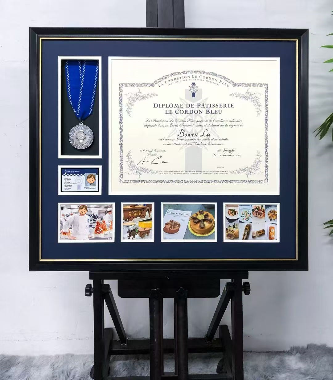 Certificate custom framing