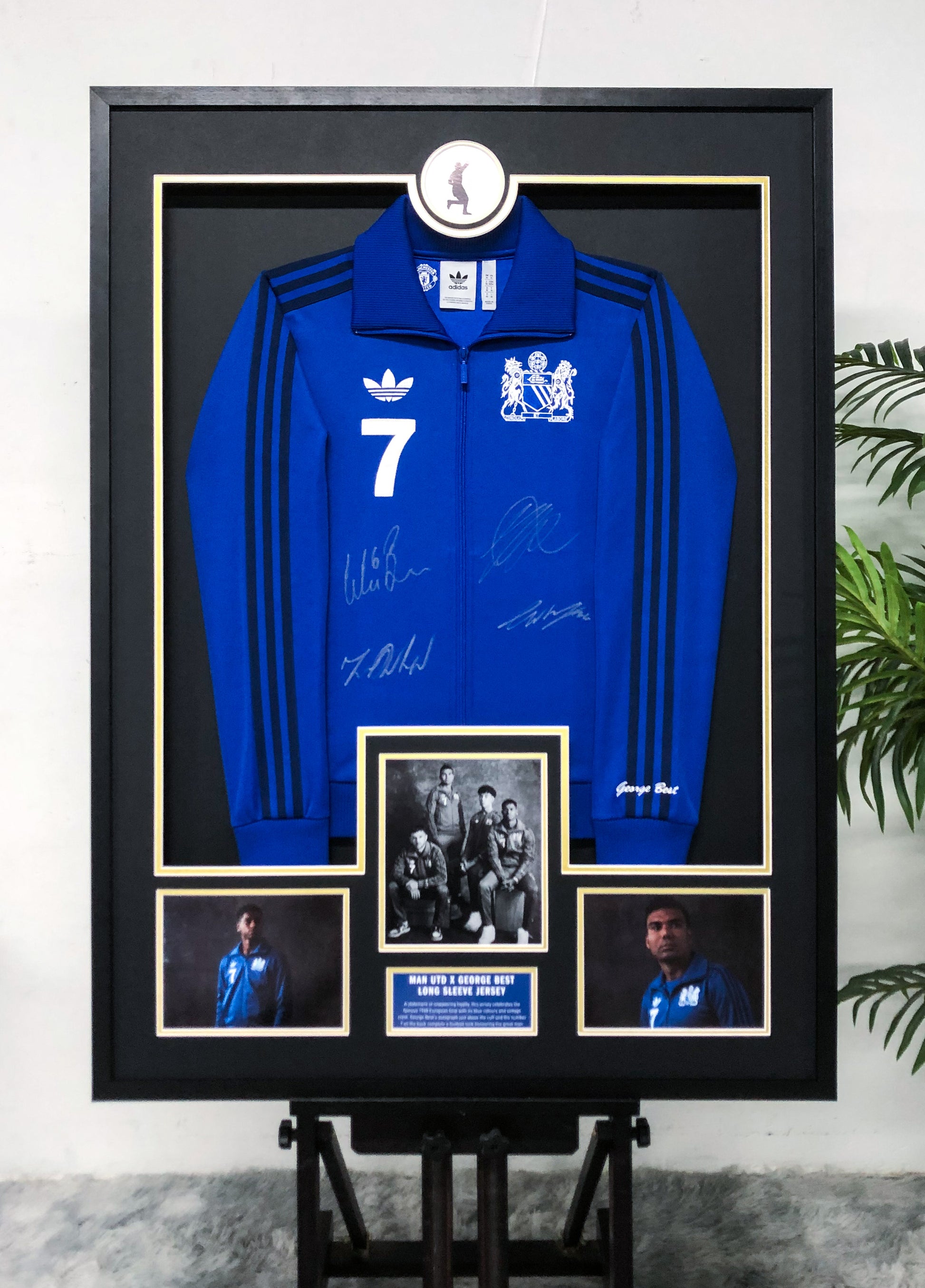 George Best Manchester United Jersey Custom Framing