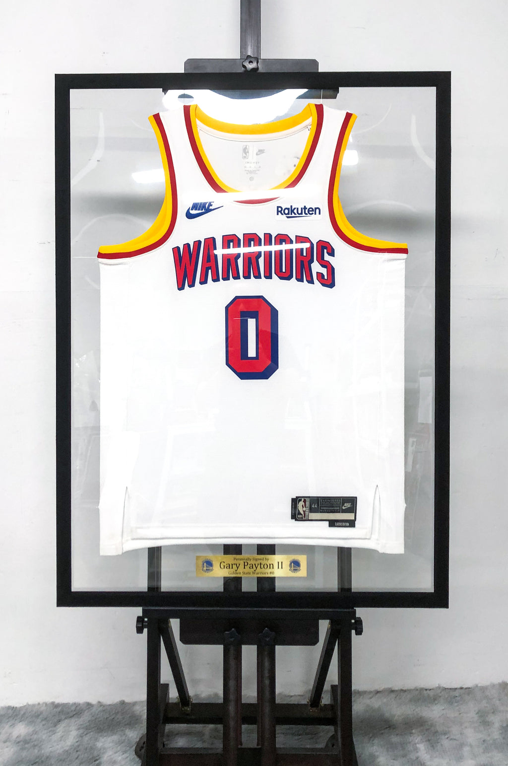 Stephen Curry Golden State Warriors Custom Framed Autographed Jersey