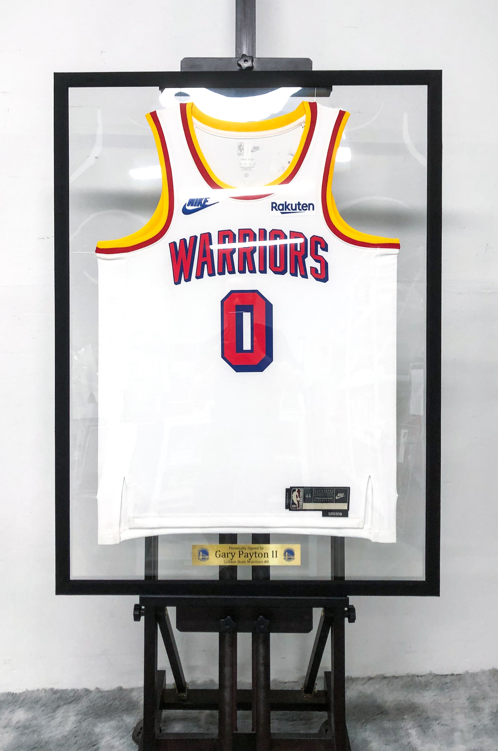 Stephen Curry Golden State Warriors Custom Framed Autographed Jersey