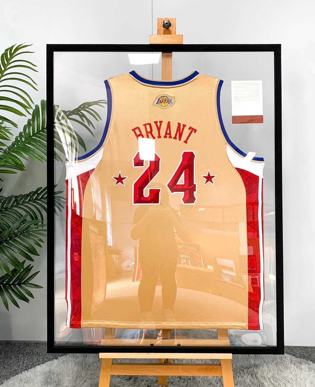 Kobe Bryant All Star Autographed Framed Jersey