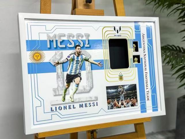 Lionel Messi Trading Card Framing | Custom Football Card Display Case Study