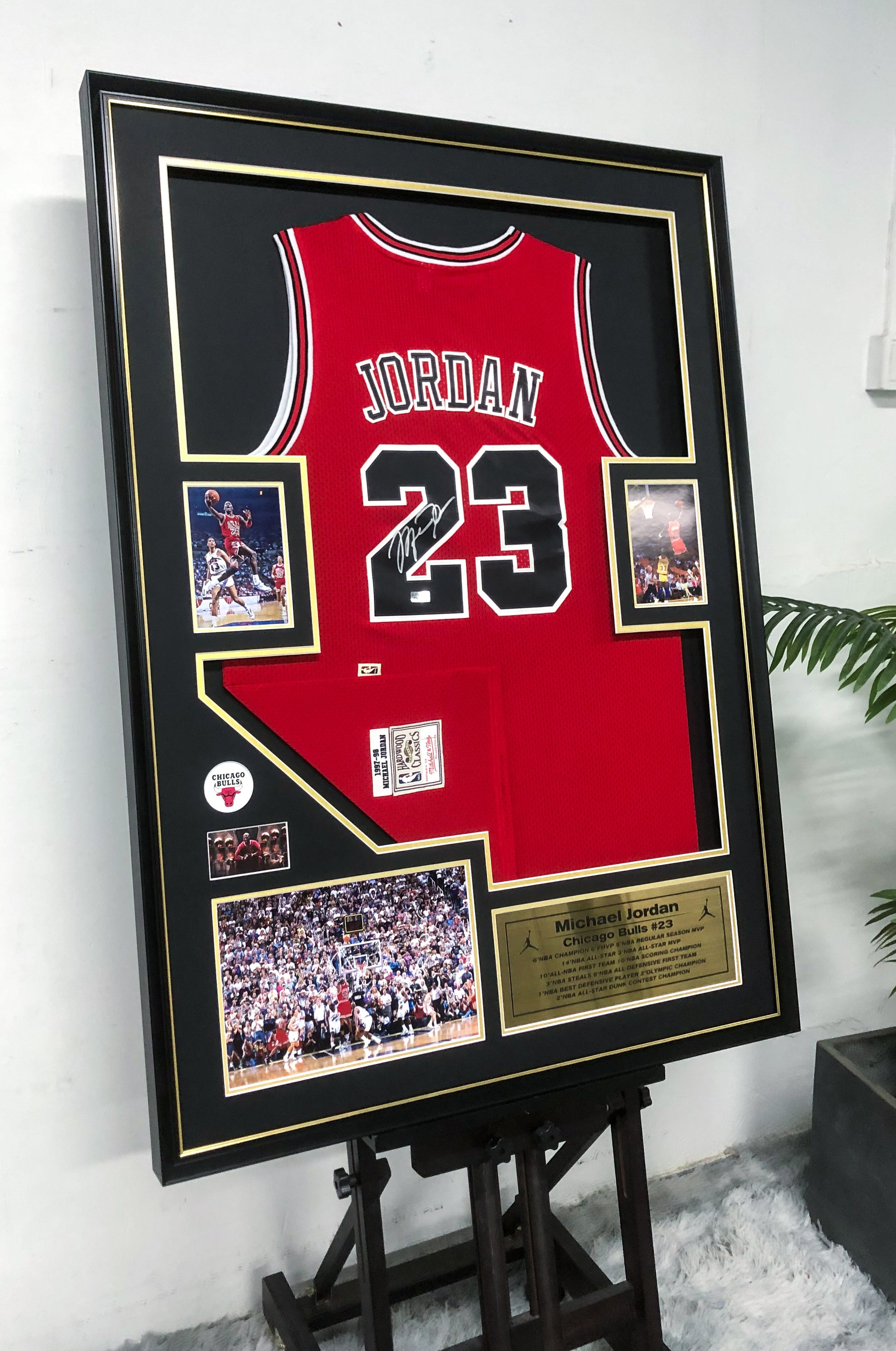 Michael Jordan Chicago Bulls Jersey Custom Framing