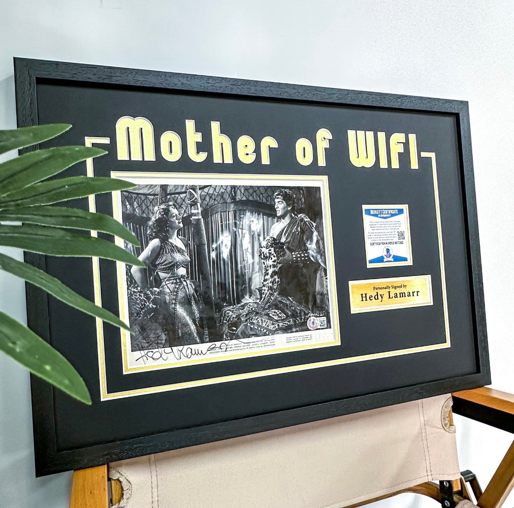 Hedy Lamarr Custom Framed Sentimental Item