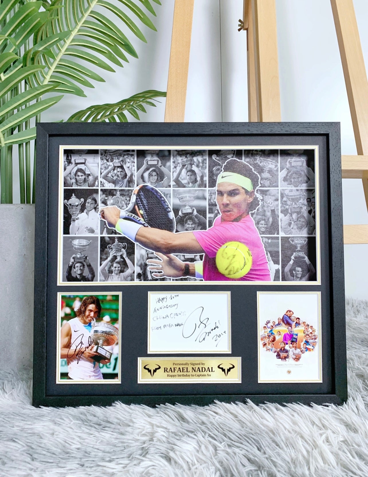 Nadal Custom Framed Sentimental Item
